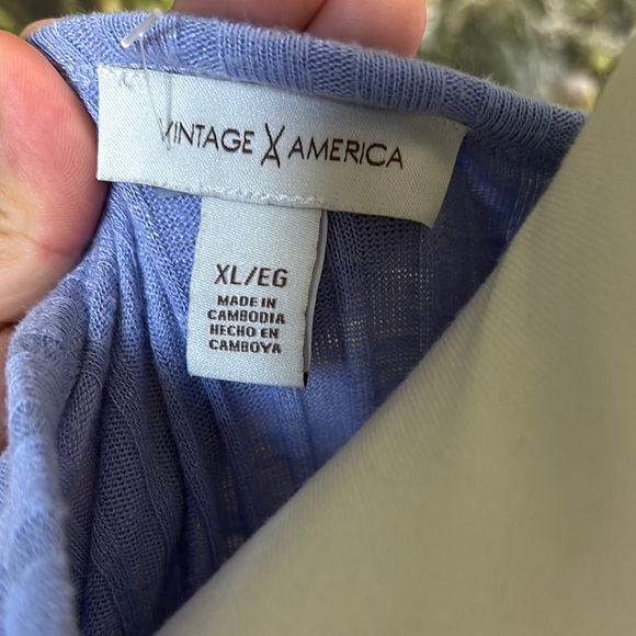 Women's Light Blue Top - Picture 3 of 5